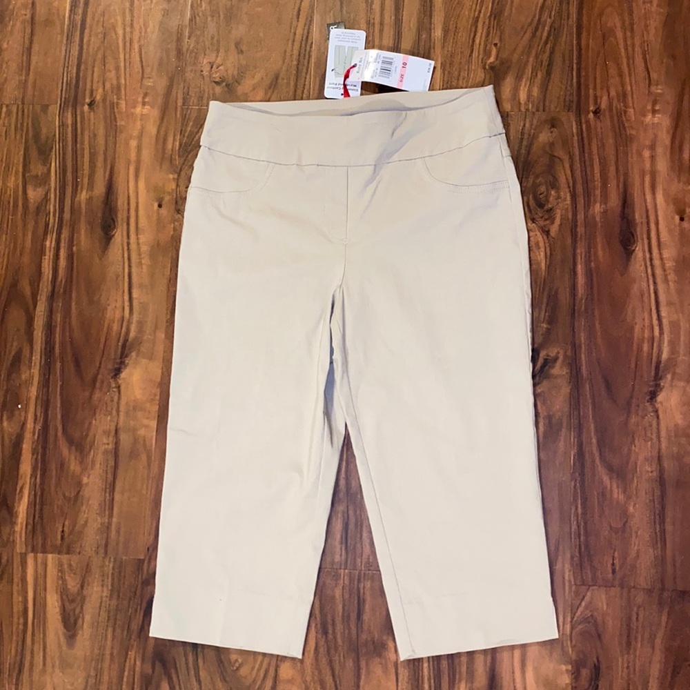 NWT Ruby Rd Core Essentials Clamdigger Capri-SZ 10